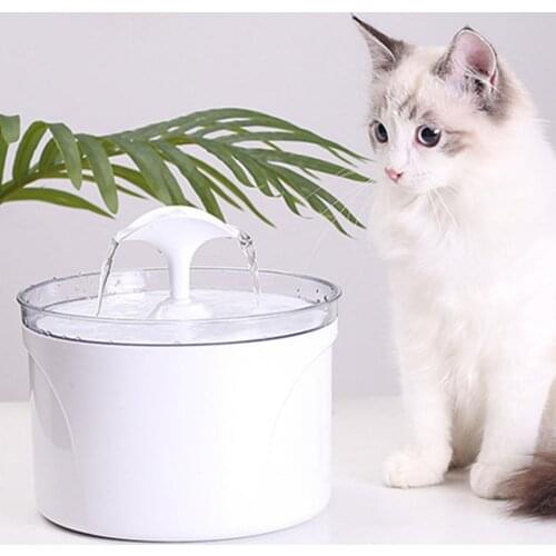 2.5L High Capacity Pet Bowl Automatic Fountain Electric Water Feeder Dispenser mascotas comedero gato cat accessories