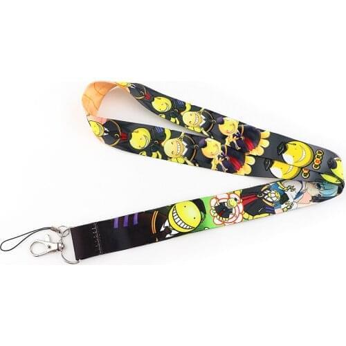 J2607 Anime Classroom Lanyard Keychain Lanyards for keys Badge ID Mobile Phone Rope Neck Straps Accessories Gift