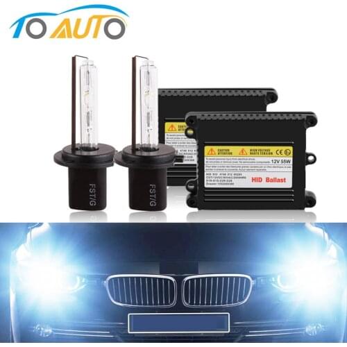 2pcs Xenon Kit H7 55W 12V Car Headlight Bulbs 3000K 4300K 5000K 6000K 8000K 10000K Auto Xenon Headlamp