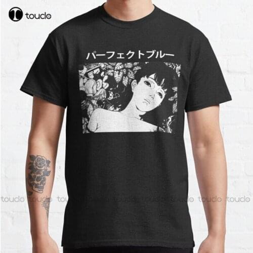 New Mima Kirigoe Perfect Blue Classic T-Shirt Black Mens Tshirt Cotton Tee Shirts S-5Xl