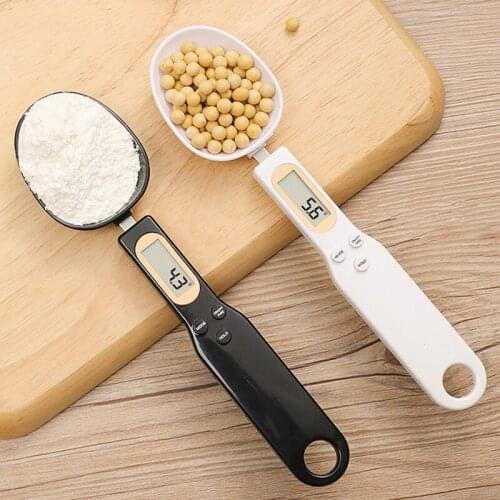 500g/0.1g Portable LCD Digital Kitchen Scale Precise Digital Measuring Spoons Mini Electronic Kitchen Scales Baking Tools
