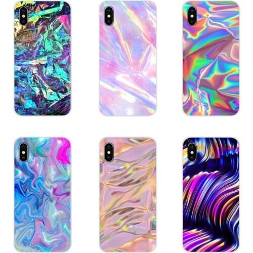Rainbow iridescent For Samsung Galaxy A3 A5 A7 A9 A8 Star A6 Plus 2018 2015 2016 2017 Accessories Phone Shell Covers