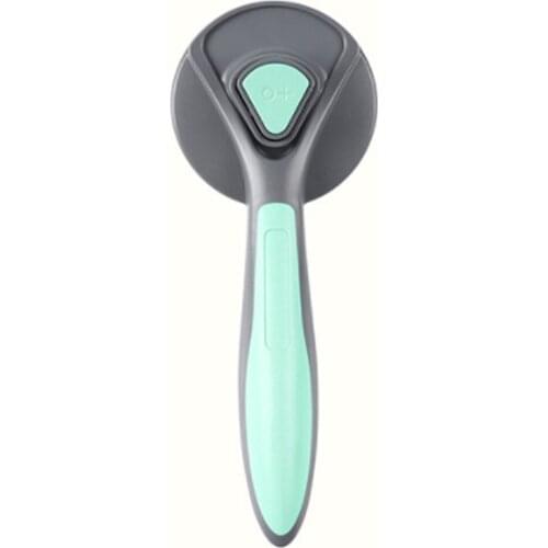 Hot-selling Pet Comb Round Head Pet Comb Cat Comb Grooming Tool Self-cleaning Needle Comb Anti-slip Handle