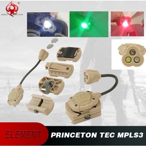 Z-TAC Helmet Lights With Red Green LED For Hunting Weapons Softair NE05015
