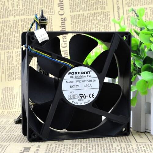 E310 E510 E520 3100 5150 0Y4574 PV123812P2BF 01 DC12V 1.3A 120*120*38MM Server fan