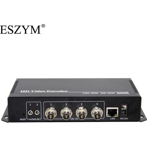 H.265/H.264 4CH SDI Video Encoder for live streaming support RTSP/RTMP/HTTP/UDP/HLS