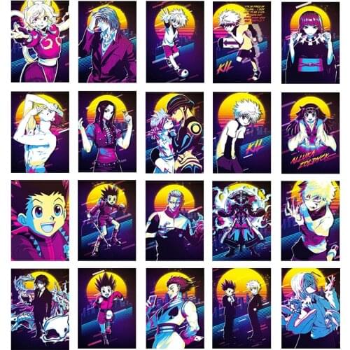 Japanese Anime Canvas Painting X Hunter Retro Posters and Prints Print Mural Picture Childrens Room Artist Home Wall Decoration