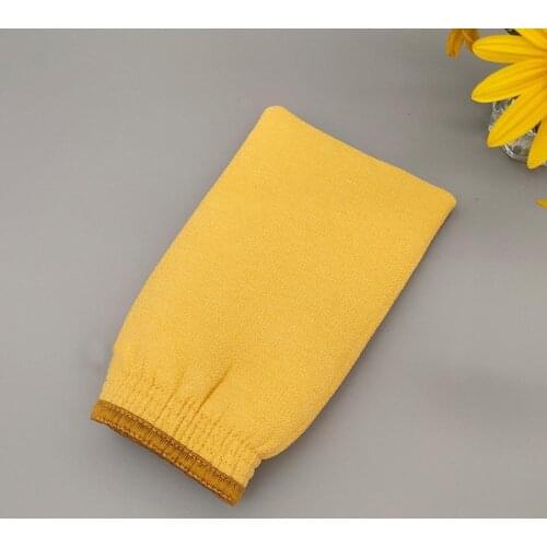 1pcs Exfoliating Back Scrub Exfoliating Smooth Resistance Body Massages Double Rubbing Towel Bath Glove Soften The Skin Supplies