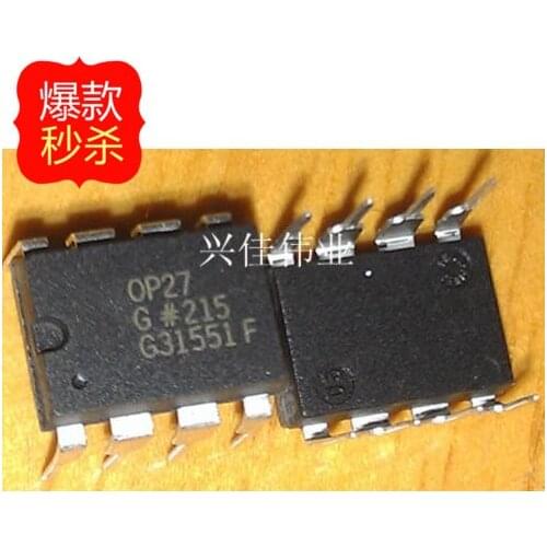 10PCS New original authentic OP27GPZ OP27GP OP27 DIP8 low -noise op amps