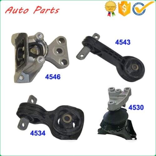 4PCS Engine Motor Transmission Mount Front Rear Kit Set for Honda Civic 1.8L Engine Motor & Trans Mount Automatic 2006-2010