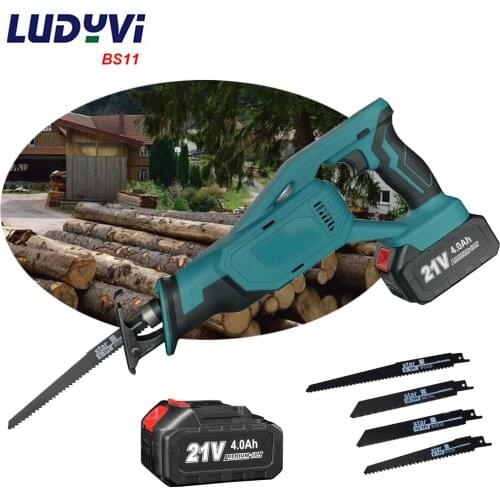 Cordless Reciprocating Saw 1500W 4000mah Battery Metal Wood Cutting Tool Electric Saw For Makita 18V Battery
