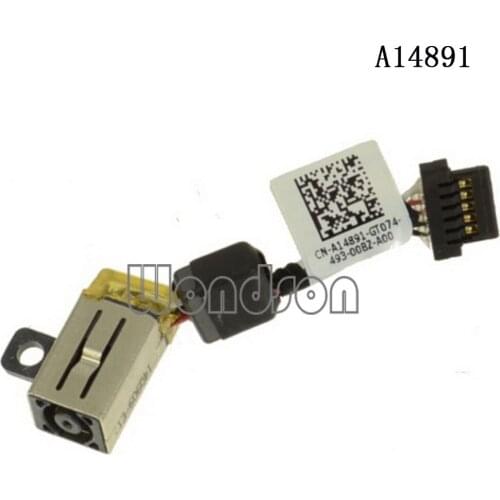 DC Cable For Dell Latitude 13 7350 DC Power Input Jack with Cable - A14891 w/ 1 Year Warranty