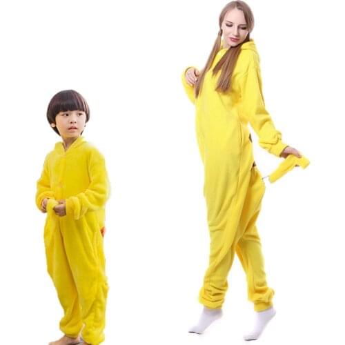 Kigurumi Pajamas Adult Children Matching Outfits Mom Kids Cloth Cosplay Pijama Family Set