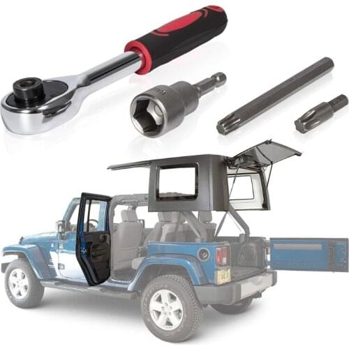 Dropship Socket Wrench Kit Hard Top and Door Removal Torx Set Tool Kit for Wrangler JK JKU JLU CJ TJ Sports Sahara Freedom