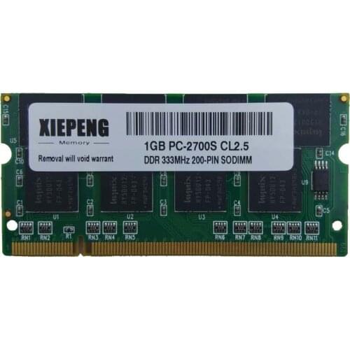 1GB DDR 333 PC2700S RAM 512MB DDR-333MHz SODIMM for Acer Aspire 3004WLCi TravelMate TMC302XCi Notebook Memory