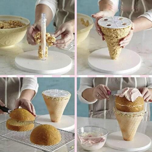 Cake Support Structure Frame Single Column Hanging Anti-gravity Effect Pouring Can Be Pouring Freely Table Combined Diy Cak Z8N3