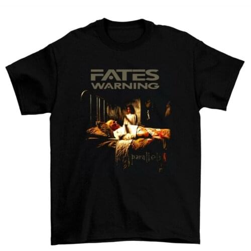 Inspired FATES WARNING Parallels Cotton Black Unisex S-3XL T-Shirt