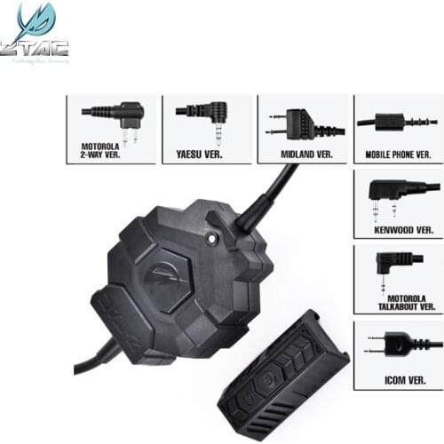 Z-TAC style Wireless PTT Adapter fo Army CS Field Radio Microphone Accessories Z123