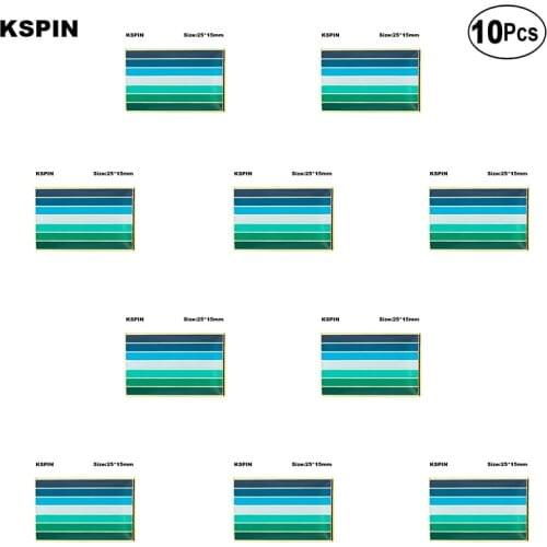 New Gay Pride Flag Lapel Pin Flag badge Brooch Pins Badges 10Pcs a Lot