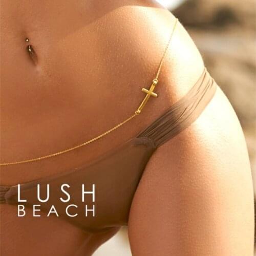 2017 Wholesale Fashion Women Jewelry, Sexy Cross Pendant Gold Chain Belly Jewelry For Women Nice Gift JJ196