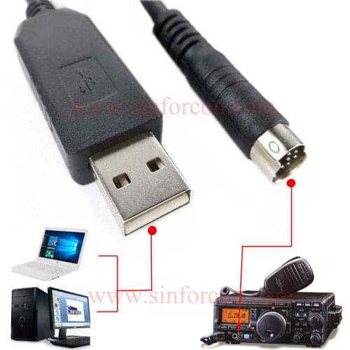 Ftdi chip USB TTL 5V for Radio Programming Cable CT-62 Sinforcon Compabile Kable