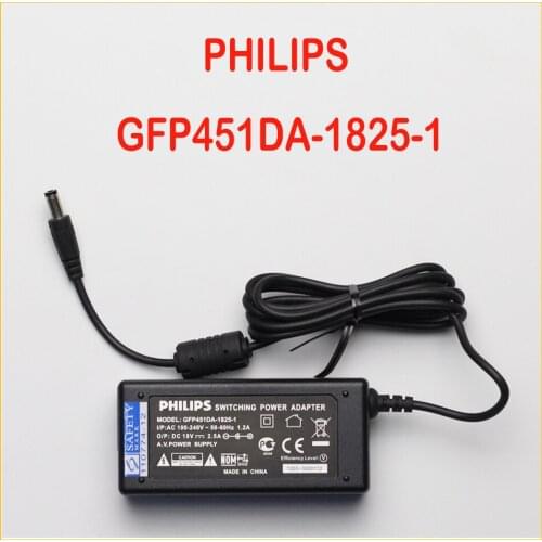 AC Switching Adapter Power Supply PHILIPS GFP451DA-1825-1 18V 2.5A GFP451DA-1825-1 Adapters for PHILIPS