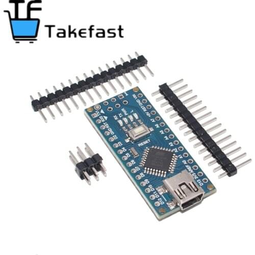 Promotion For arduino Nano 3.0 Atmega328 Controller Compatible Board Module PCB Development Board without USB V3.0