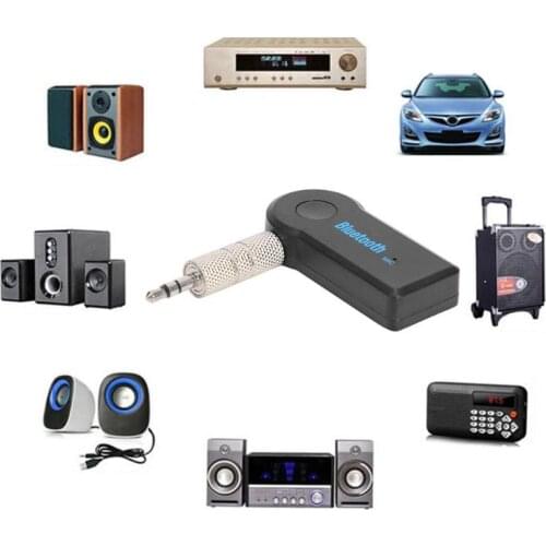 Wireless 3.5mm Jack AUX Audio Receiver Handsfree Bluetooth Transmitter Car Kit Operating Range Maximum 10m No Obstruction