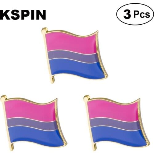 Bisexual pride Lapel Pin Brooches Pins Flag badge Brooch Badges