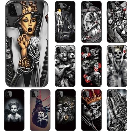 Painted Cases For Samsung A51 Case Silicone On Samsung A12 A71 A52 A72 A50 A70 A40 A41 A32 S21 Ultra S20 FE S30 Plus Black Cover