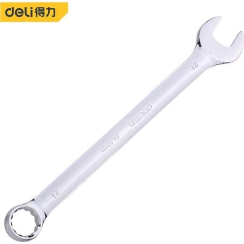 Deli Ratchet Combination Metric Mirror Wrench 21mm Fine Tooth Gear Ring Torque Socket Nut Hand Tools Alicates High Repair Tools