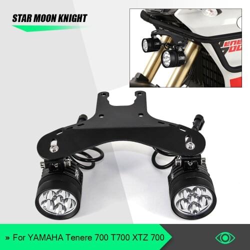 For YAMAHA Tenere 700 T700 XTZ 700 T7 Fog Lights Auxiliary Light Bracket Driving Lamp Spotlight Bracket Holder Spot Light Mount