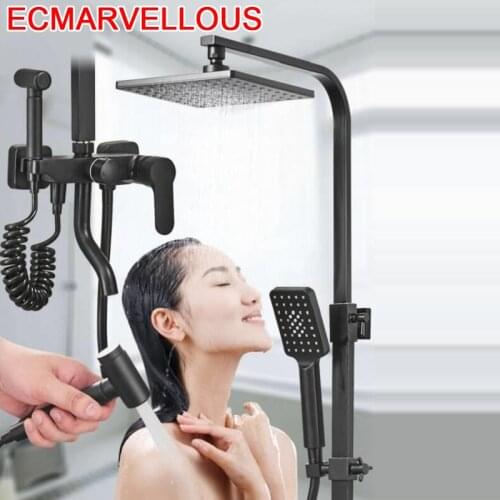 Regadera Electrica Ducha Piscina Dusche Doucheset Choveiro Preto Doccia Do Banheiro Eletrico Chuveiro Bathroom Shower System