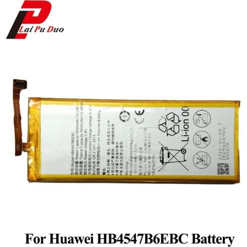 HB4547B6EBC Replacement Phone Battery For Huawei Honor 6 Plus PE-TL10 PE-TL20 PE-CL00 PE-UL00 3500mAh 3.8V