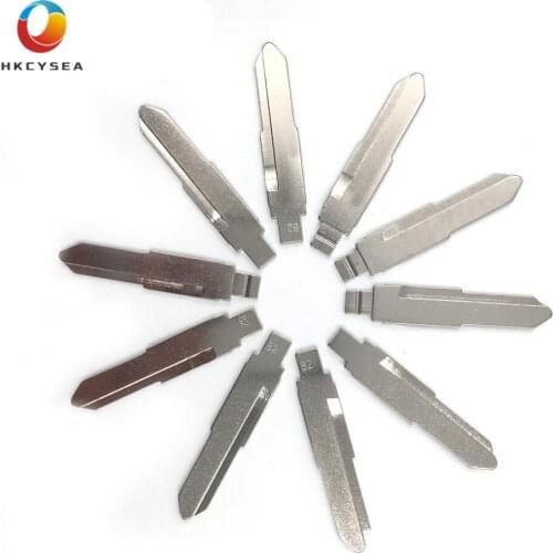 HKCYSEA 10 pcs/lot Metal Blank Uncut Flip KD Remote Key Blade Type #82 for New SGMW 6390