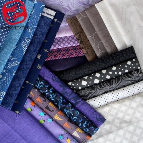 JIHONG 17.71*19.68ꞌꞌ Printed Cotton DIY Plaid Patchwork Fabric For Sewing Handmade Kids Quilt Material TJ1719 45*50cm/Pcs