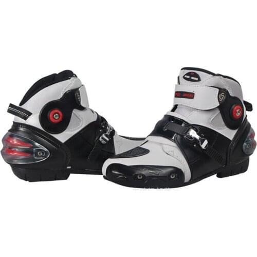 Motorcycle Boots SPEED BIKERS Microfiber Leather Racing Moto Shoes Plug Size 46 47 4 Season Mens Speed Motorbike Boot