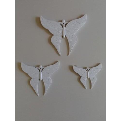 Object Wall Aksesuarı-3 'lü Butterfly 2-013 paintable decorative objects декоративные предметы под роспись