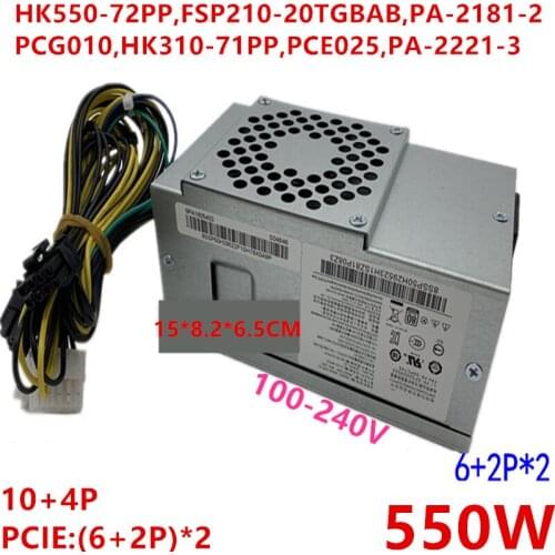 New PSU For Lenovo 510s 415 M90 10Pin 550W Power Supply HK550-72PP PA-5181-3A FSP180/FSP210-20TGBAB PA-2181-2 PCG010 PA-2221-3