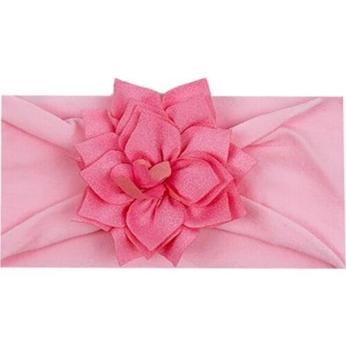 Baby Toddler Kids Girls Solid Color Knot Turban Headband Bow Elastic Head Wraps Headwear For Girl Hair Accessories