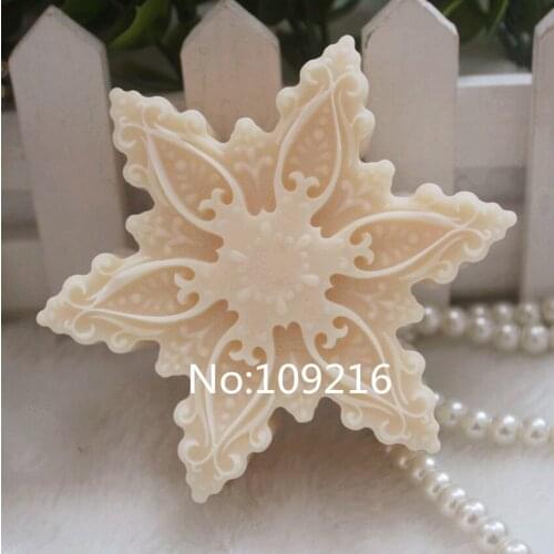 Wholesale!!1pcs Six-corner Antenna (zx91) Silicone Handmade Soap Mold Crafts DIY Mould