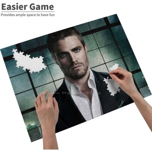 Stephen Arror Green Man Jigsaw Puzzle 500 Pieces Puzzle Game Wooden Educational Toys Stephen Arror Green Man New Hot Music