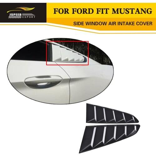 PP Auto Car-Styling Side Window Air intake Cover Air Vent Grille for Ford Mustang Coupe 2-Door 2015-2017