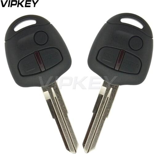 Remotekey 2pcs 3 button 433 mhz ID46 - PCF7936 MIT11R blade for Mitsubishi Lancer 2007 2008 2009 2010 2011 2012 Remote car key