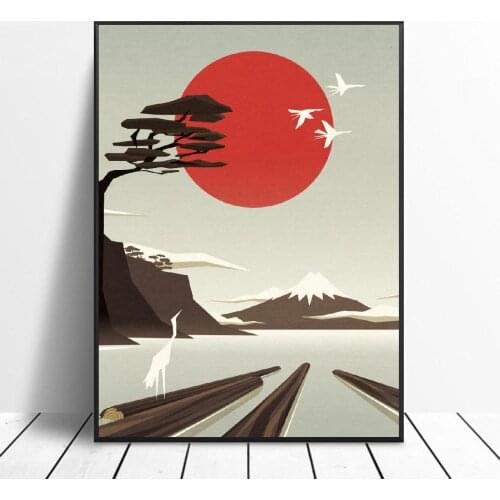 Vacant logs Art canvas poster home decoration painting frameless