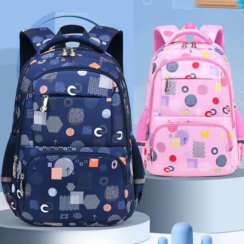 New Kids Candy Orthopedic School Backpacks Fashion Children Printing School Bags Girls High Capacity Bookbag For Boys Waterproof