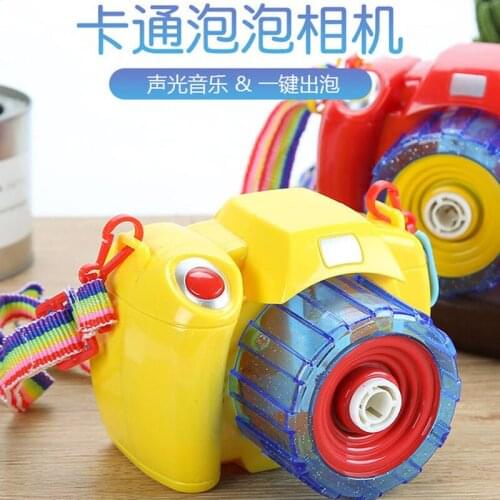 Bubble Machine Light Music Camera Electric Bubble Gun New Creative High Qualitity Water Blowing Toys Outdoor Childrens Toys
