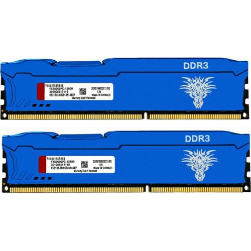 DDR3 RAM 2GB 4GB 8GB 1333MHz 1600MHz 1866MHz PC3-10600 PC3-12800 PC3-14900 Non-ECC Cooling Vest Desktop Universal memory