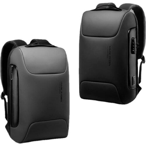 New High-end backpack Waterproof Cut prevention password Travel Laptop bag 3D stereo Female secretary Business people Man Unisex