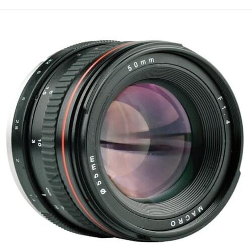 Factory apply aperture range F1.4 EF mount 50mm camera lens